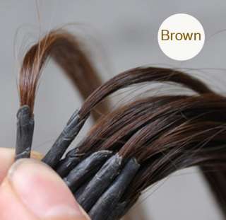 10 Strands 22 Brown Natural Remy 100% Real Human Hair Extension DIY 