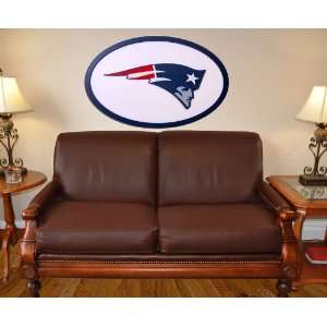 New England Patriots 46 inch Logo Wall Art