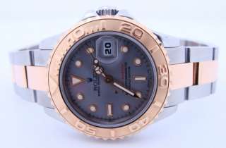 Ladies ROLEX 18K Yellow Gold & Stainless Steel Yachtmaster Watch 