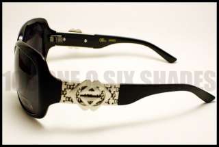 DG Oversized Designer Women Sunglasses BLACK New Shades  