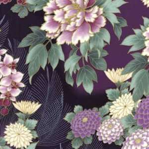   by Hoffman Fabrics, Purple Flowers on Wisteria Arts, Crafts & Sewing