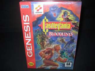 Castlevania Bloodlines SEGA Genesis Factory Sealed NEW  