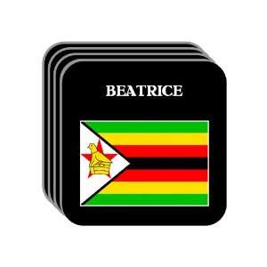  Zimbabwe   BEATRICE Set of 4 Mini Mousepad Coasters 