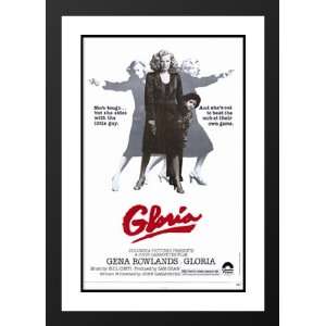  Gloria 20x26 Framed and Double Matted Movie Poster   Style A   1980 