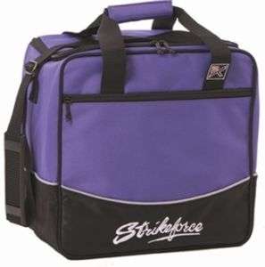 KR Starter Kit Black/Purple Single Ball Bowling Bag  