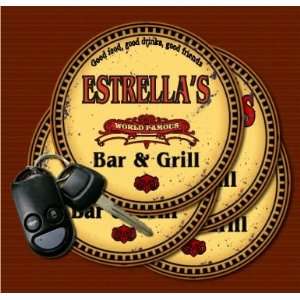  ESTRELLAS Family Name Bar & Grill Coasters Kitchen 