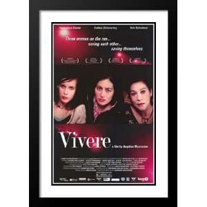 Vivere 20x26 Framed and Double Matted Movie Poster   Style A   2007 