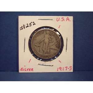    Us Philippines 1917 s 50 Centavos Silver Coin 