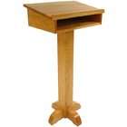 Executive Wood Products Solid Wood Pedestal Speakers Stand by 