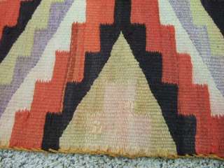 c1890 Navajo Indian Tranistional Rug Blanket EyEdAzZLeR  