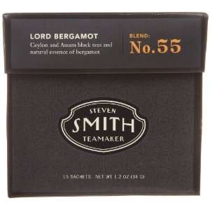 Smith Tea, Lord Bergamot, 15 Count  Grocery & Gourmet Food
