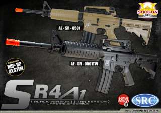   SRC Airsoft M4 S Series Desert Combat Semi/Full Auto Electric Rifle