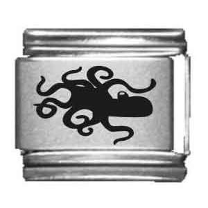  Clearly Charming Octopus Laser Italian Charm Jewelry