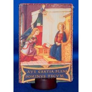  Annunciation   5 3/4 x 4 desktop plaque 