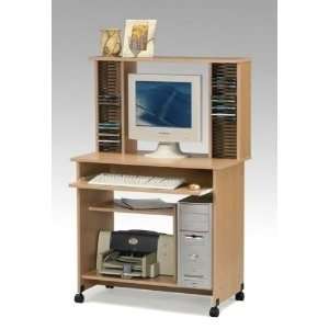   with Built in CD Rack (Beech) (49H x 32W x 18D) Furniture & Decor