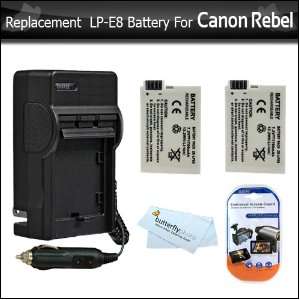  For Canon LP E8 LPE8 1700MAH Each For The Canon Rebel T2i 550D T3i 