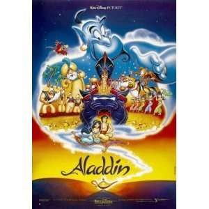 Walt Disneys ALADDIN   mini movie poster print 11 x 17 inches  