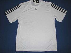 Adidas Mens Active 360 Training SS T Shirt XL White NWT  