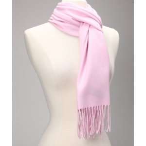  Pink Color 100% Cashmere Scarf Made in Scotland 
