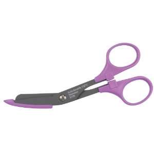  Nurses Scissors 5 1/2, Lavender Plastic Finger Rings and 
