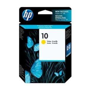 HP 10 (C4842A) Yellow OEM Genuine Inkjet/Ink Cartridge (1,650 Yield 