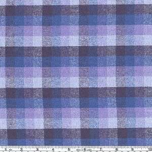  45 Wide Soft Silk Check Blues Fabric By The Yard Arts 