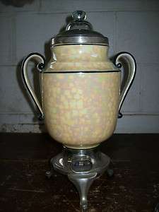1924 Royal Rochester lusterware luster ware electric coffee percolator 