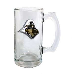   Purdue Boilermakers Beer Mug 3D Logo Glass Tankard