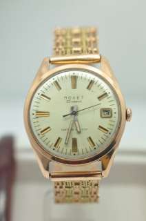 1960s 14K Rose Gold Russian Novet Watch  
