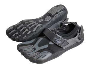FILA Boy Water Sandals Black Grey Skele Toes  