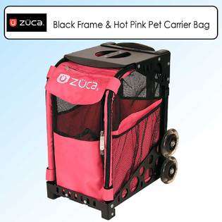 Zuca Sport Kit Black Frame & Pet Carrier Bag Pink PIBHP205 at  
