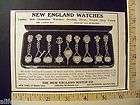 1902 paper ad new england watch co ny il ca