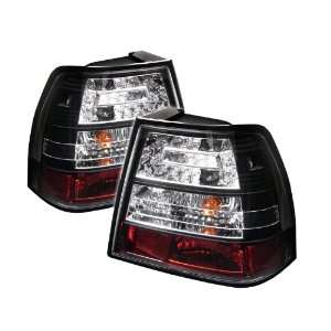 Volkswagen Jetta 1999 2000 2001 2002 2003 2004 LED Tail Lights / Black