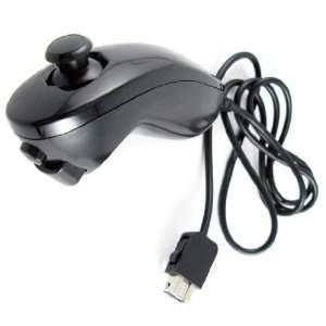  Nintendo Wii Compatible Black Nunchuk with Cable Toys 