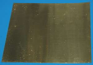 Brass 260 Sheet, .010 (.25mm), 6x6 (15x15cm)  