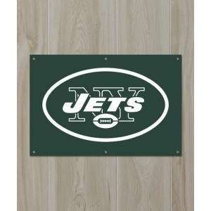  New York Jets Applique Embroidered Fan Wall Banner 3ft X 