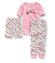 Infants and Toddlers Tight Fit Three Piece Sleepwear Set