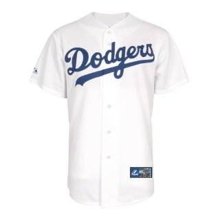 MLB Mens Los Angeles Dodgers White Home Replica Baseball Jersey