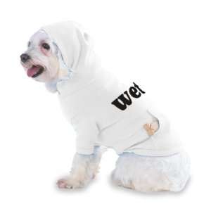  wet Hooded T Shirt for Dog or Cat X Small (XS) White Pet 