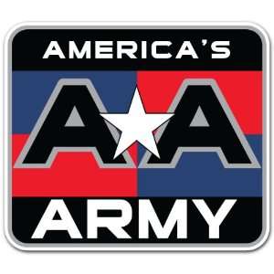 Americas Army United States Forces AA Car Bumper Sticker Decal 4.5x4 