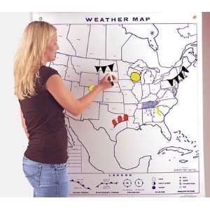  Nasco   Reversible Weather Map Industrial & Scientific