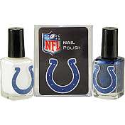KE Specialties Indianapolis Colts Team Colors Nail Polish   Set of 2