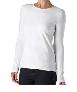 White (White) Basic Stretch Top  229489110  New Look