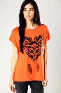  Sale  Tops  Mia Printed Jersey T Shirt