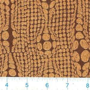   Slinky Foils Python Copper Fabric By The Yard Arts, Crafts & Sewing