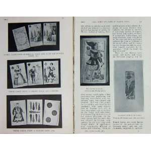  1907 Card Games Joker King Acorns French Spanish Deck 