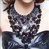 vtg antique style jewellery steampunk faux pearl gemstone choker bib 