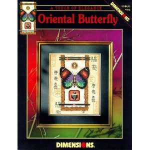  Oriental Butterfly   Cross Stitch Pattern Arts, Crafts 