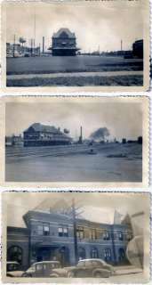 1940s Creston Iowa BNSF Railroad Depot & Yard Photos  