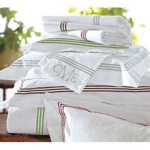  Pottery Barn Grand Embroidered Sheet Set